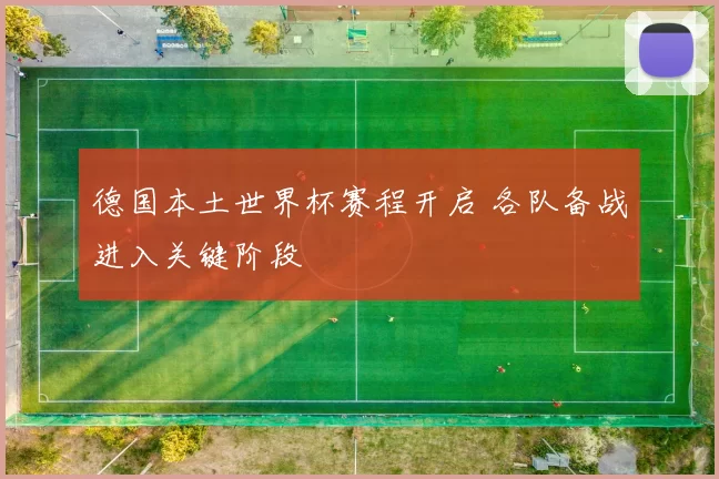德国本土世界杯赛程开启 各队备战进入关键阶段