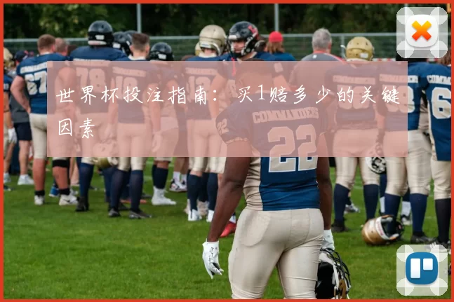 世界杯投注指南：买1赔多少的关键因素