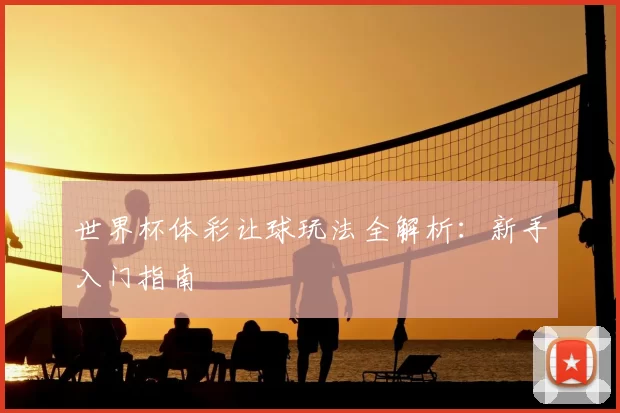 世界杯体彩让球玩法全解析:新手入门指南